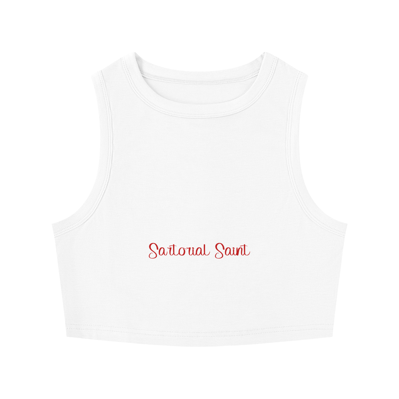 Women's Tight Crewneck Crop Tank Top