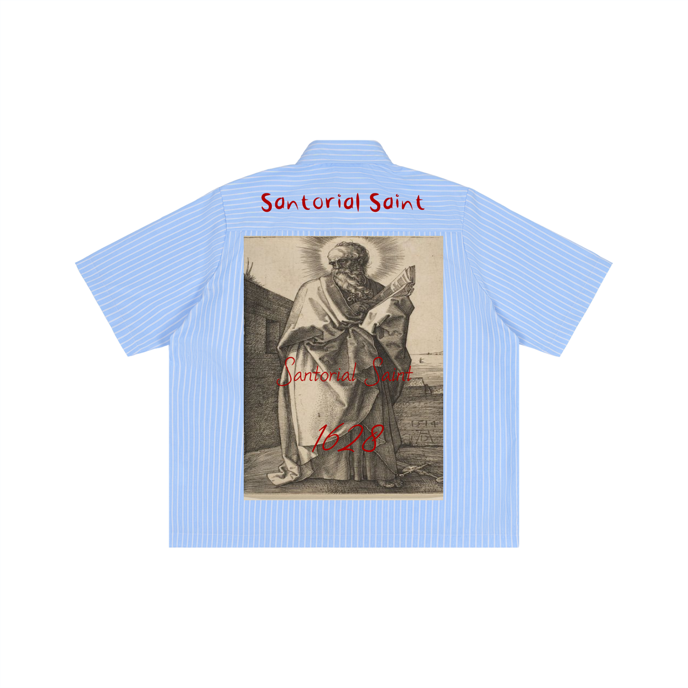 Striped Boxy Short Sleeve Shirt