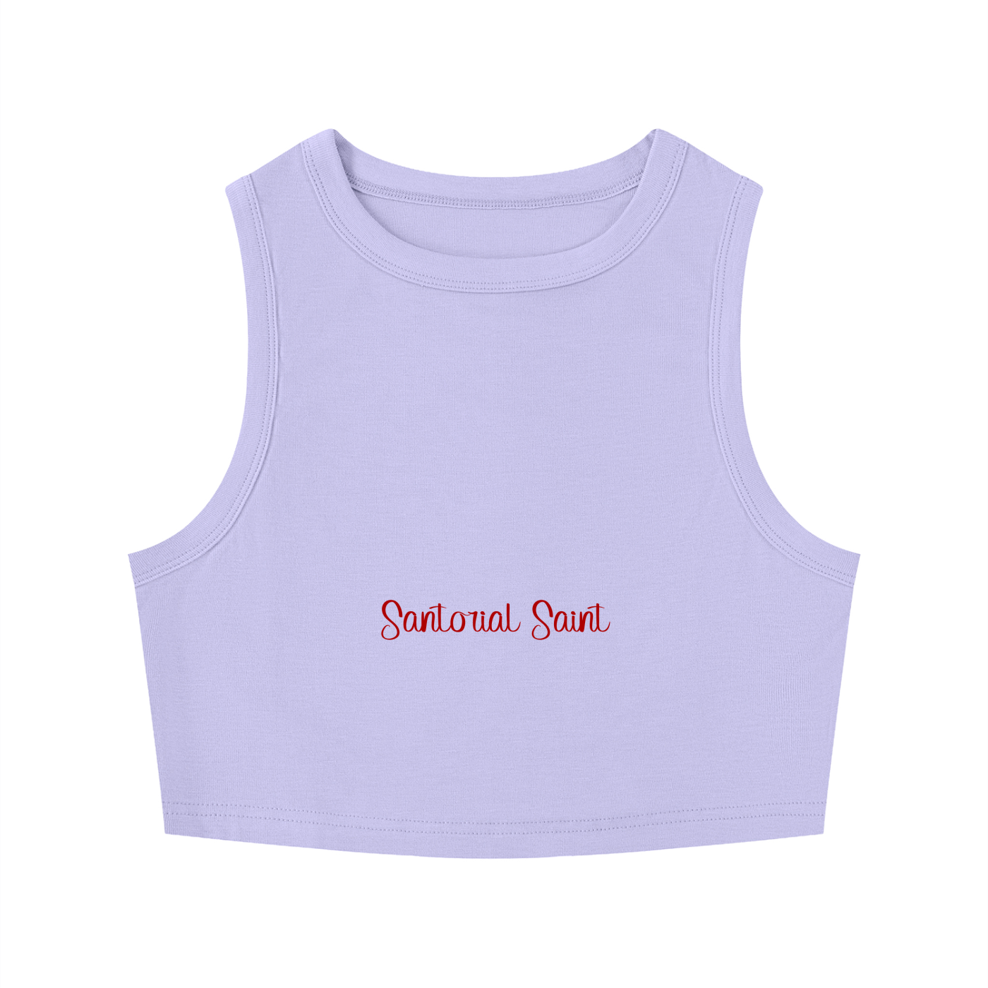Women's Tight Crewneck Crop Tank Top