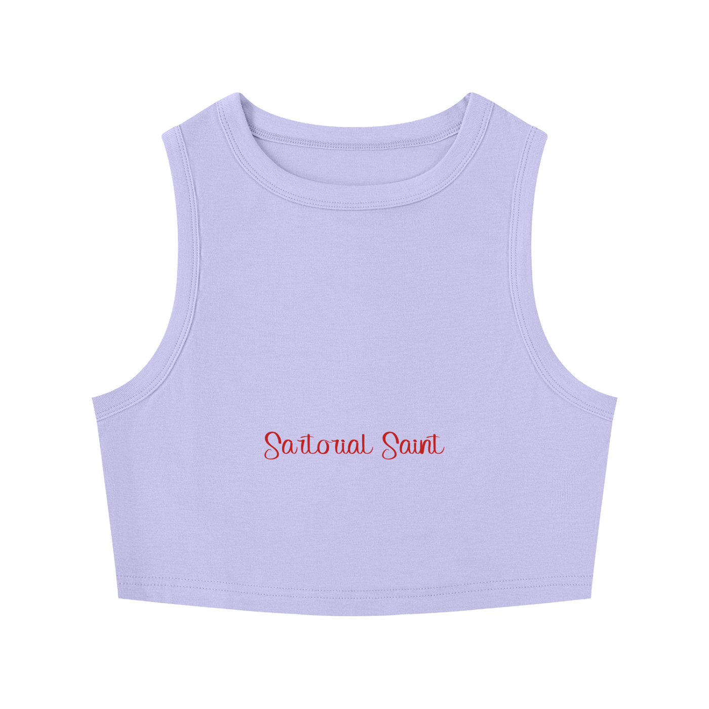 Women's Tight Crewneck Crop Tank Top