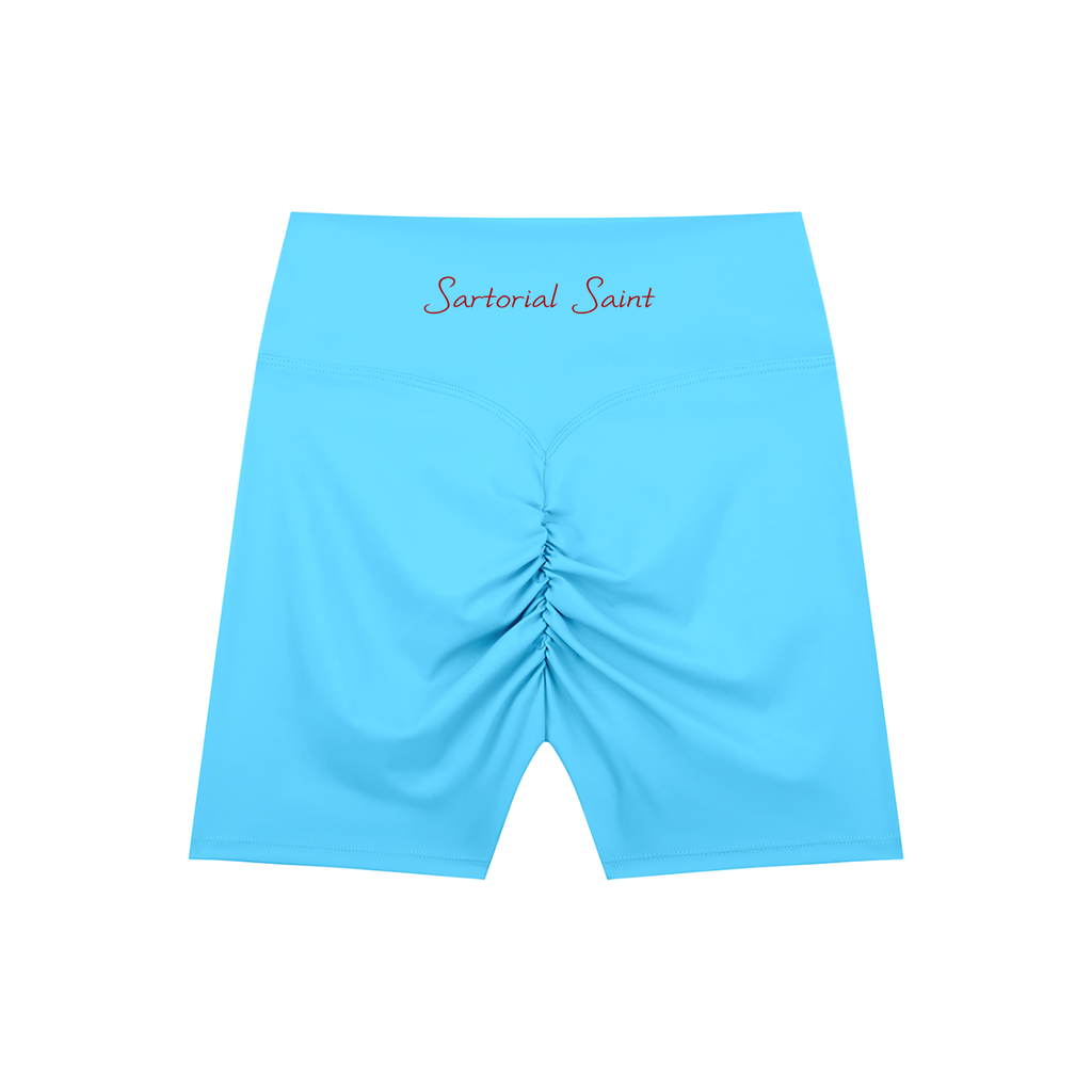 High-Waisted Blend Biker Shorts