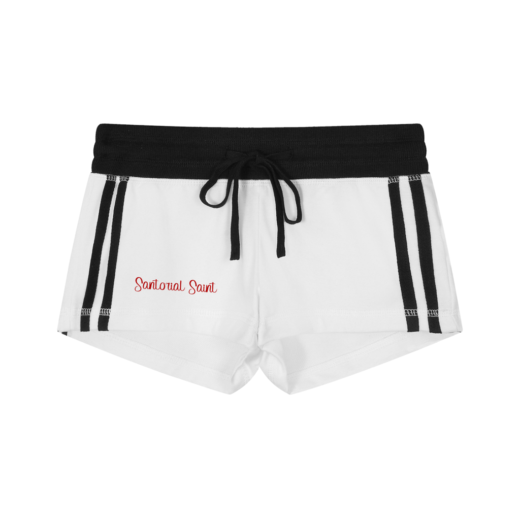 Women's Contrast Stripe Track Shorts