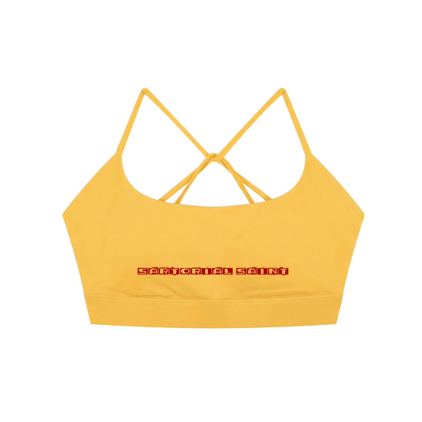 Strappy Criss Cross Yoga Sports Bra