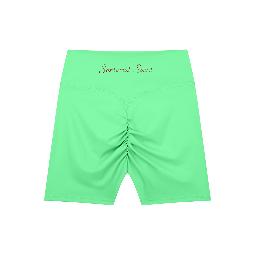 High-Waisted Blend Biker Shorts
