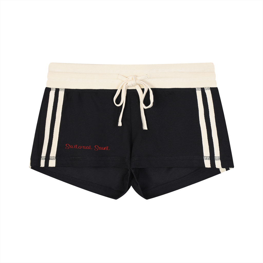 Women's Contrast Stripe Track Shorts