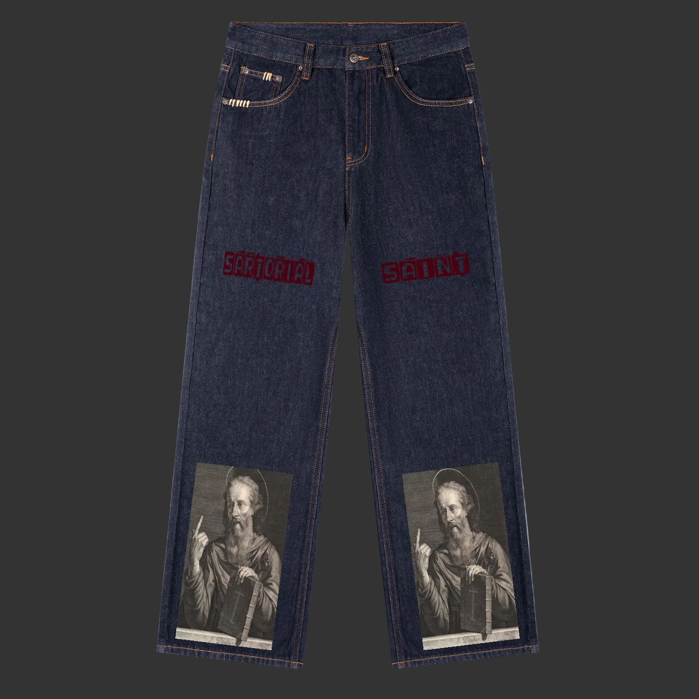Heavyweight Straight Leg Denim Jeans