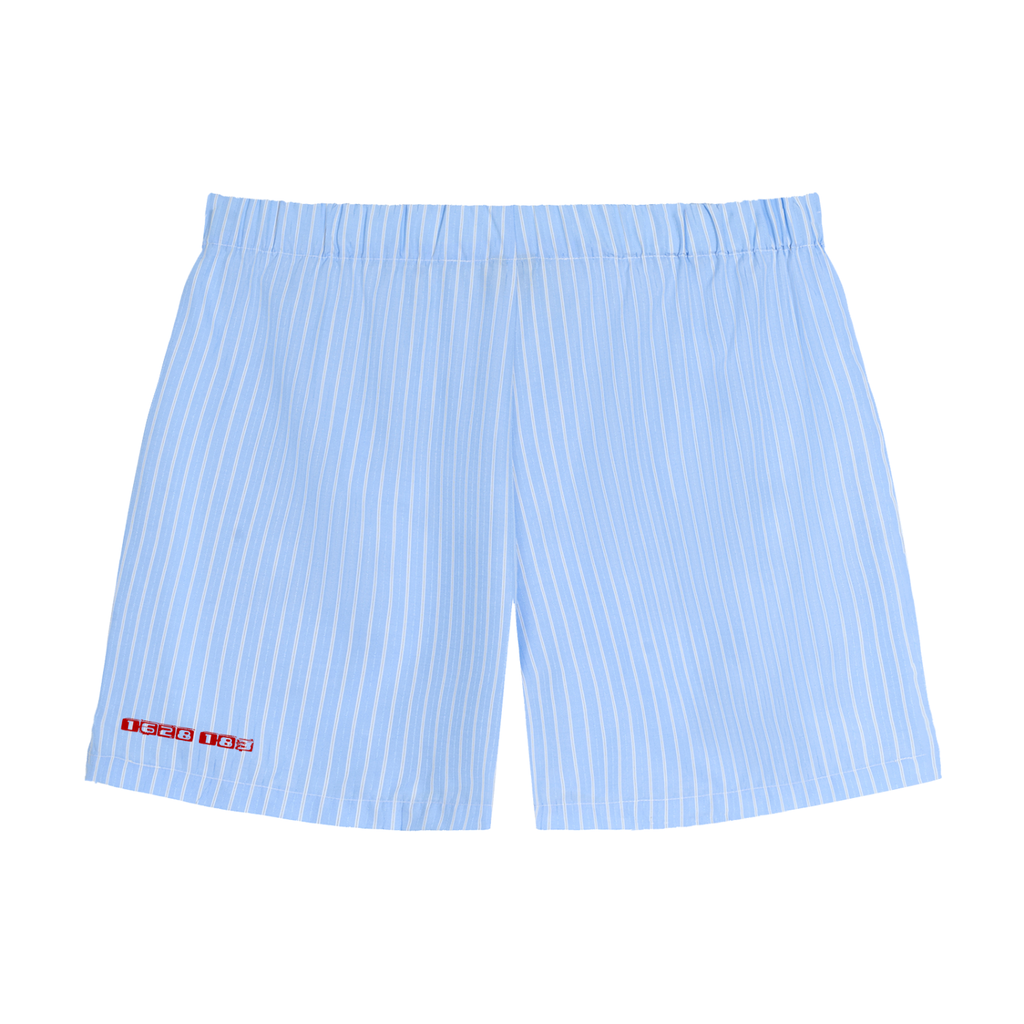Striped Elastic Waist Shorts