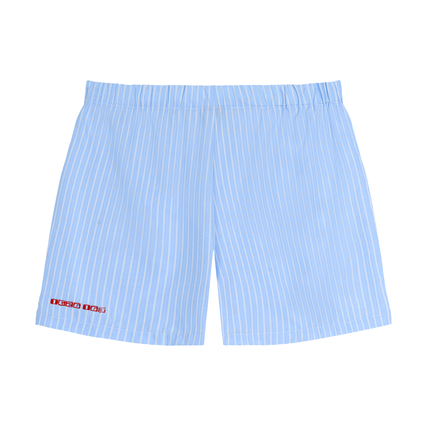 Striped Elastic Waist Shorts