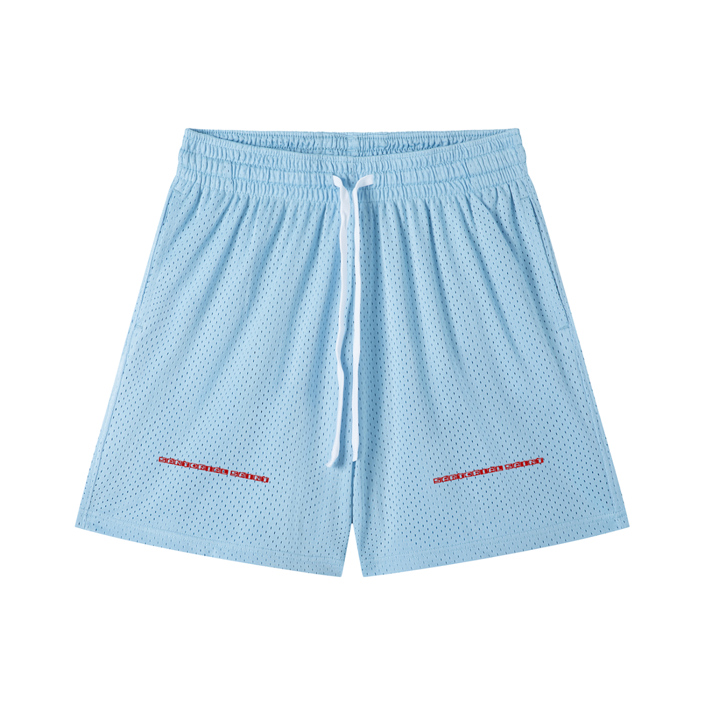 Mesh Drawstring Shorts