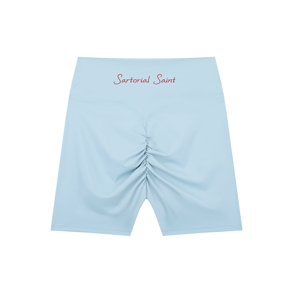 High-Waisted Blend Biker Shorts