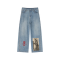 Women’s Vintage Wash High Rise Wide Leg Jeans