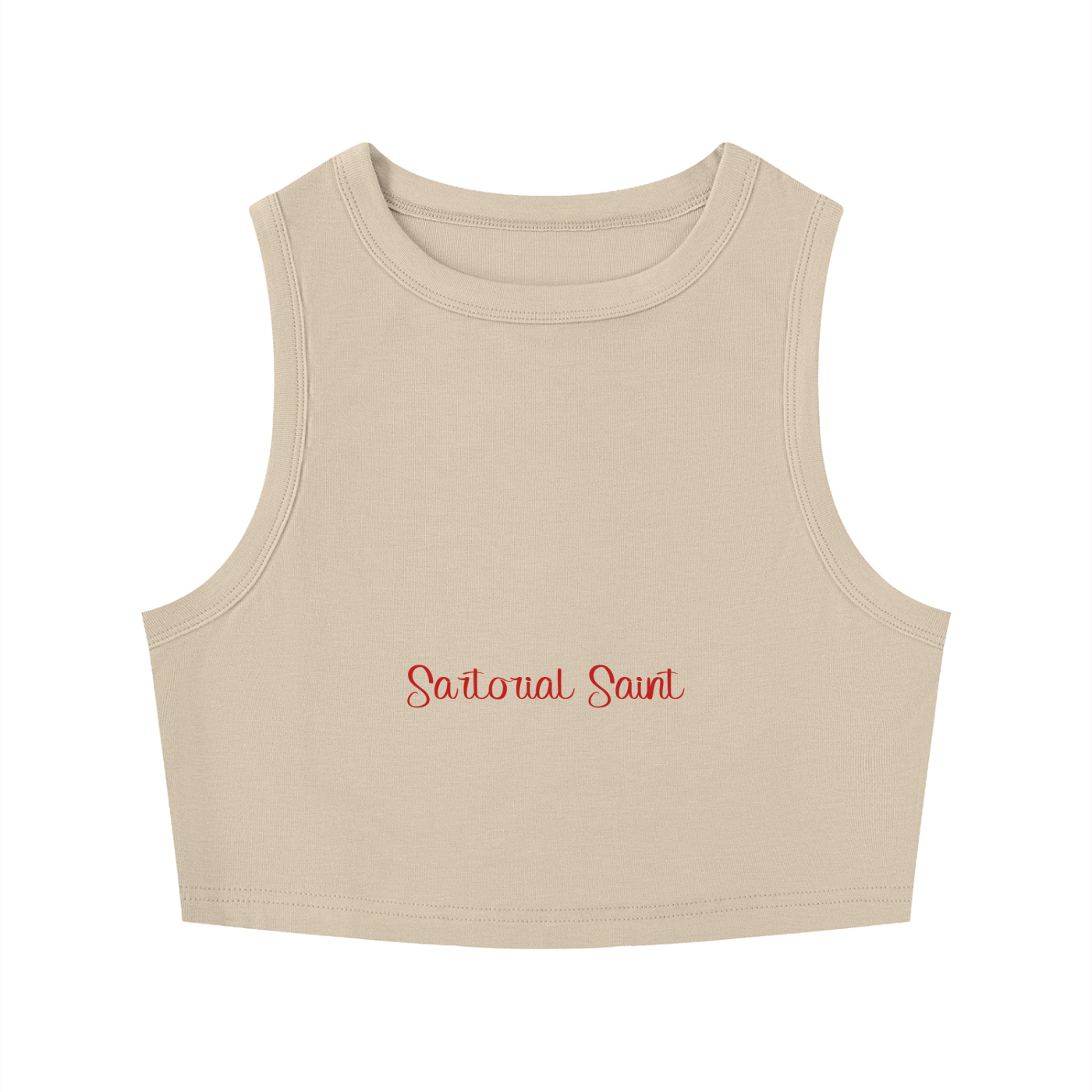 Women's Tight Crewneck Crop Tank Top